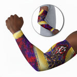Trinbago Knight Riders Cricket Arm Sleeves Trinidad and Tobago Unleash The Knight Brush Stroke