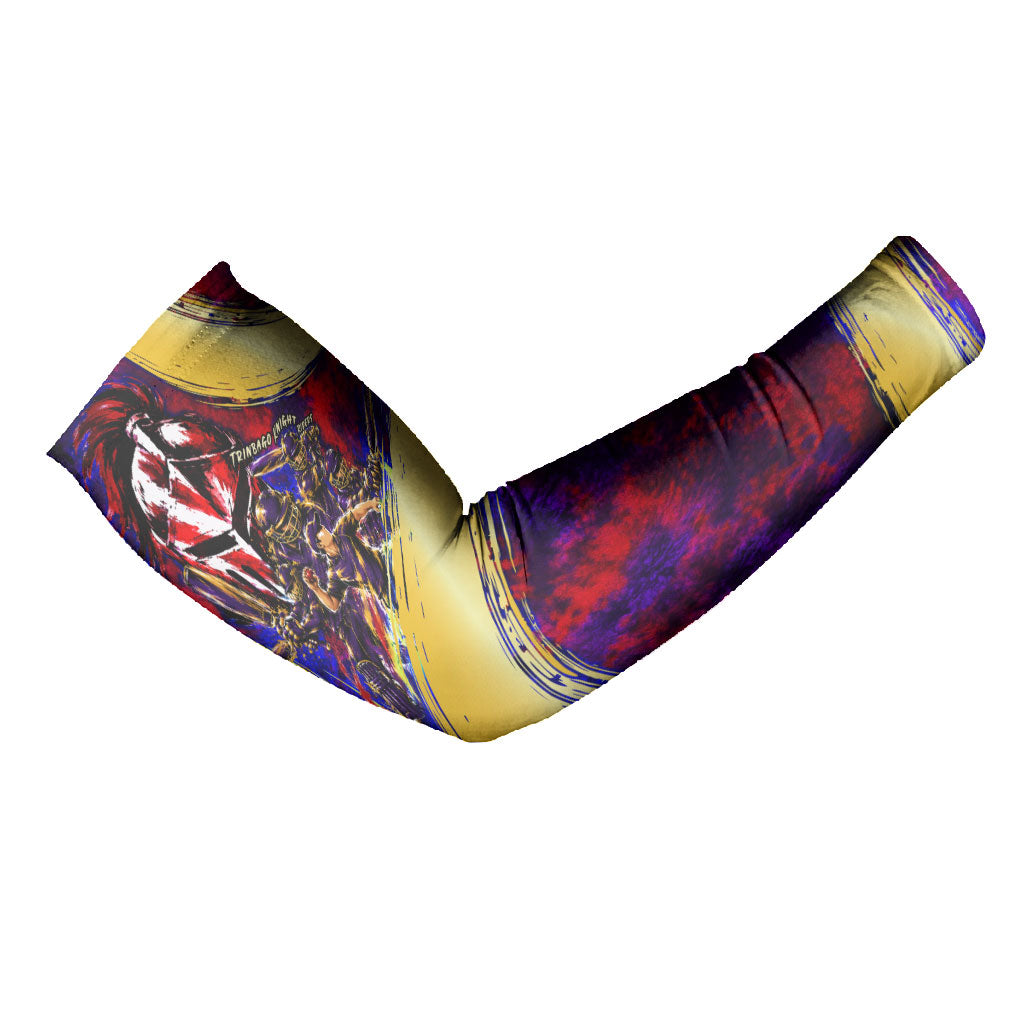 Trinbago Knight Riders Cricket Arm Sleeves Trinidad and Tobago Unleash The Knight Brush Stroke