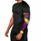 Trinbago Knight Riders Cricket Arm Sleeves Trinidad and Tobago Unleash The Knight Brush Stroke