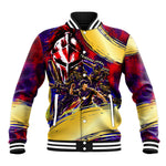 Trinbago Knight Riders Cricket Baseball Jacket Trinidad and Tobago Unleash The Knight Brush Stroke