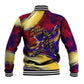 Trinbago Knight Riders Cricket Baseball Jacket Trinidad and Tobago Unleash The Knight Brush Stroke