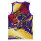 Trinbago Knight Riders Cricket Basketball Jersey Trinidad and Tobago Unleash The Knight Brush Stroke