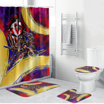 Trinbago Knight Riders Cricket Bathroom Set Trinidad and Tobago Unleash The Knight Brush Stroke