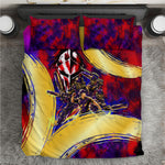 Trinbago Knight Riders Cricket Bedding Set Trinidad and Tobago Unleash The Knight Brush Stroke
