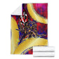 Trinbago Knight Riders Cricket Blanket Trinidad and Tobago Unleash The Knight Brush Stroke