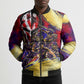 Trinbago Knight Riders Cricket Bomber Puffer Jacket Trinidad and Tobago Unleash The Knight Brush Stroke