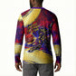 Trinbago Knight Riders Cricket Button Sweatshirt Trinidad and Tobago Unleash The Knight Brush Stroke