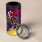 Trinbago Knight Riders Cricket 4 in 1 Can Cooler Tumbler Trinidad and Tobago Unleash The Knight Brush Stroke