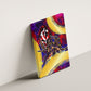 Trinbago Knight Riders Cricket Canvas Wall Art Trinidad and Tobago Unleash The Knight Brush Stroke
