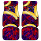 Trinbago Knight Riders Cricket Car Mats Trinidad and Tobago Unleash The Knight Brush Stroke