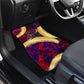 Trinbago Knight Riders Cricket Car Mats Trinidad and Tobago Unleash The Knight Brush Stroke