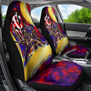 Trinbago Knight Riders Cricket Car Seat Cover Trinidad and Tobago Unleash The Knight Brush Stroke