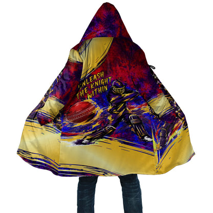 Trinbago Knight Riders Cricket Cloak Trinidad and Tobago Unleash The Knight Brush Stroke