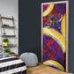 Trinbago Knight Riders Cricket Door Cover Trinidad and Tobago Unleash The Knight Brush Stroke