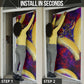 Trinbago Knight Riders Cricket Door Cover Trinidad and Tobago Unleash The Knight Brush Stroke
