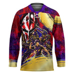 Trinbago Knight Riders Cricket Hockey Jersey Trinidad and Tobago Unleash The Knight Brush Stroke