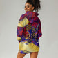 Trinbago Knight Riders Cricket Hoodie Dress Trinidad and Tobago Unleash The Knight Brush Stroke