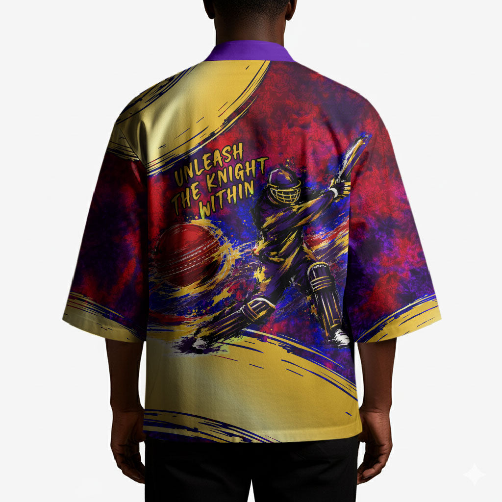 Trinbago Knight Riders Cricket Kimono Trinidad and Tobago Unleash The Knight Brush Stroke