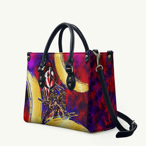 Trinbago Knight Riders Cricket Leather Bag Trinidad and Tobago Unleash The Knight Brush Stroke
