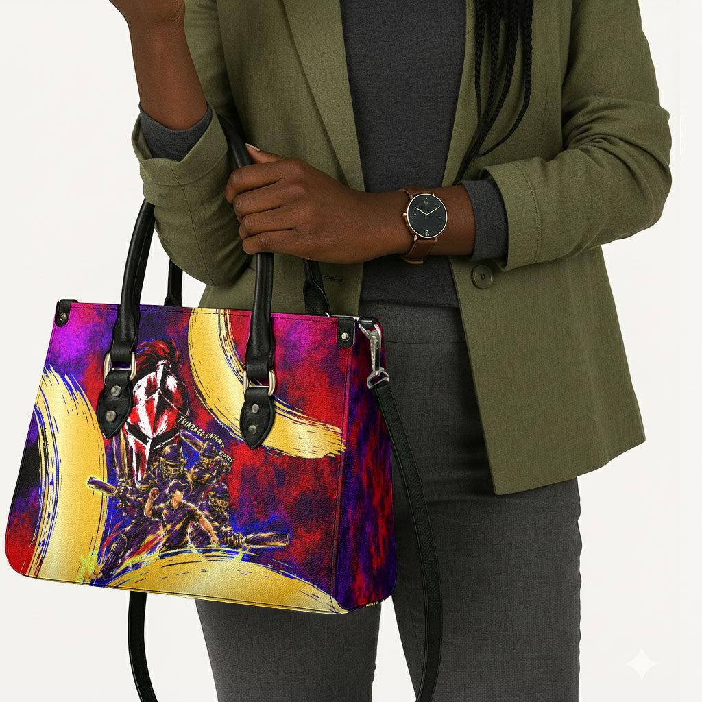 Trinbago Knight Riders Cricket Leather Bag Trinidad and Tobago Unleash The Knight Brush Stroke