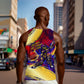 Trinbago Knight Riders Cricket Men Tank Top Trinidad and Tobago Unleash The Knight Brush Stroke