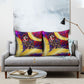 Trinbago Knight Riders Cricket Pillow Cover Trinidad and Tobago Unleash The Knight Brush Stroke