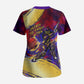 Trinbago Knight Riders Cricket Scrub Top Trinidad and Tobago Unleash The Knight Brush Stroke