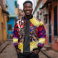 Trinbago Knight Riders Cricket Sleeve Zip Bomber Jacket Trinidad and Tobago Unleash The Knight Brush Stroke