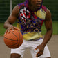 Trinbago Knight Riders Cricket Sleeveless Hoodie Trinidad and Tobago Unleash The Knight Brush Stroke