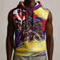 Trinbago Knight Riders Cricket Sleeveless Hoodie Trinidad and Tobago Unleash The Knight Brush Stroke
