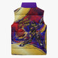 Trinbago Knight Riders Cricket Sleeveless Puffer Jacket Trinidad and Tobago Unleash The Knight Brush Stroke