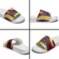 Trinbago Knight Riders Cricket Slide Sandals Trinidad and Tobago Unleash The Knight Brush Stroke