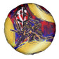 Trinbago Knight Riders Cricket Spare Tire Cover Trinidad and Tobago Unleash The Knight Brush Stroke