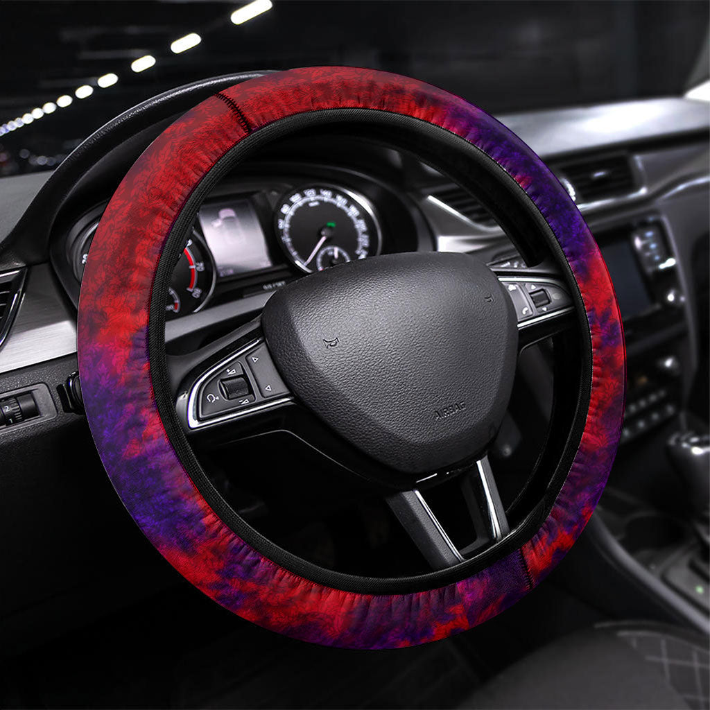 Trinbago Knight Riders Cricket Steering Wheel Cover Trinidad and Tobago Unleash The Knight Brush Stroke