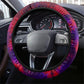 Trinbago Knight Riders Cricket Steering Wheel Cover Trinidad and Tobago Unleash The Knight Brush Stroke