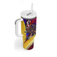 Trinbago Knight Riders Cricket Tumbler With Handle Trinidad and Tobago Unleash The Knight Brush Stroke