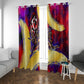Trinbago Knight Riders Cricket Window Curtain Trinidad and Tobago Unleash The Knight Brush Stroke