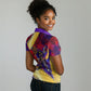 Trinbago Knight Riders Cricket Women Polo Shirt Trinidad and Tobago Unleash The Knight Brush Stroke