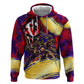 Trinbago Knight Riders Cricket Zip Hoodie Trinidad and Tobago Unleash The Knight Brush Stroke