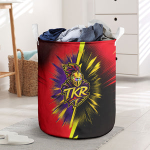 Trinidad and Tobago Cricket Laundry Basket Trinbago Knight Riders - Ride Or Die Comic Halftone