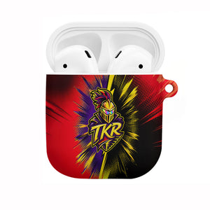 Trinidad and Tobago Cricket AirPods Case Trinbago Knight Riders - Ride Or Die Comic Halftone