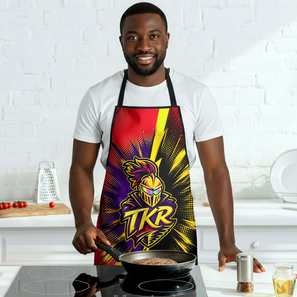 Trinidad and Tobago Cricket Apron Trinbago Knight Riders - Ride Or Die Comic Halftone