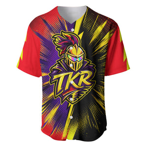 Trinidad and Tobago Cricket Baseball Jersey Trinbago Knight Riders - Ride Or Die Comic Halftone
