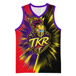 Trinidad and Tobago Cricket Basketball Jersey Trinbago Knight Riders - Ride Or Die Comic Halftone