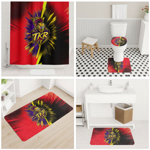 Trinidad and Tobago Cricket Bathroom Set Trinbago Knight Riders - Ride Or Die Comic Halftone