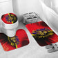 Trinidad and Tobago Cricket Bathroom Set Trinbago Knight Riders - Ride Or Die Comic Halftone