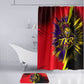 Trinidad and Tobago Cricket Bathroom Set Trinbago Knight Riders - Ride Or Die Comic Halftone
