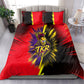 Trinidad and Tobago Cricket Bedding Set Trinbago Knight Riders - Ride Or Die Comic Halftone