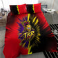 Trinidad and Tobago Cricket Bedding Set Trinbago Knight Riders - Ride Or Die Comic Halftone