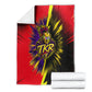 Trinidad and Tobago Cricket Blanket Trinbago Knight Riders - Ride Or Die Comic Halftone